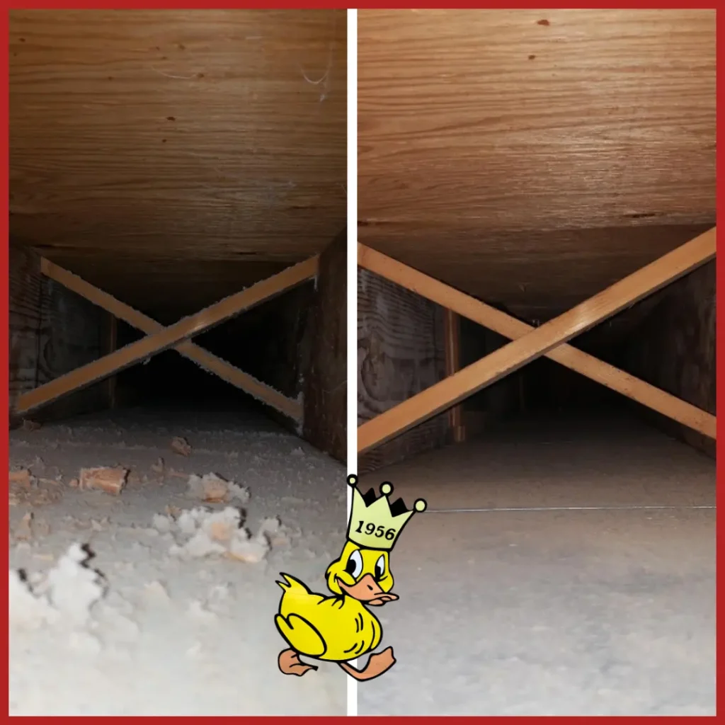 Bennett Furnace crew cleaning residential ductwork